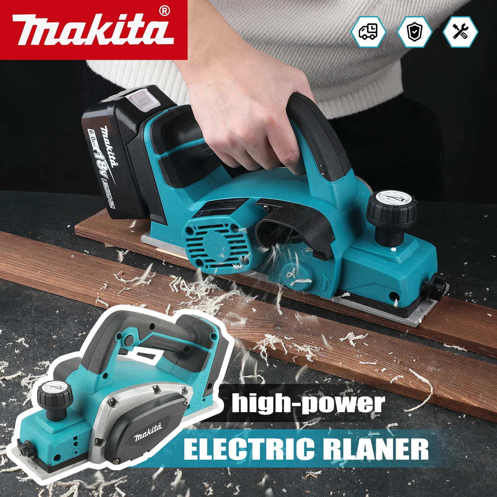 DKP180 – bezszczotkowa, akumul – Planer Handheld Electric recenzja i cena