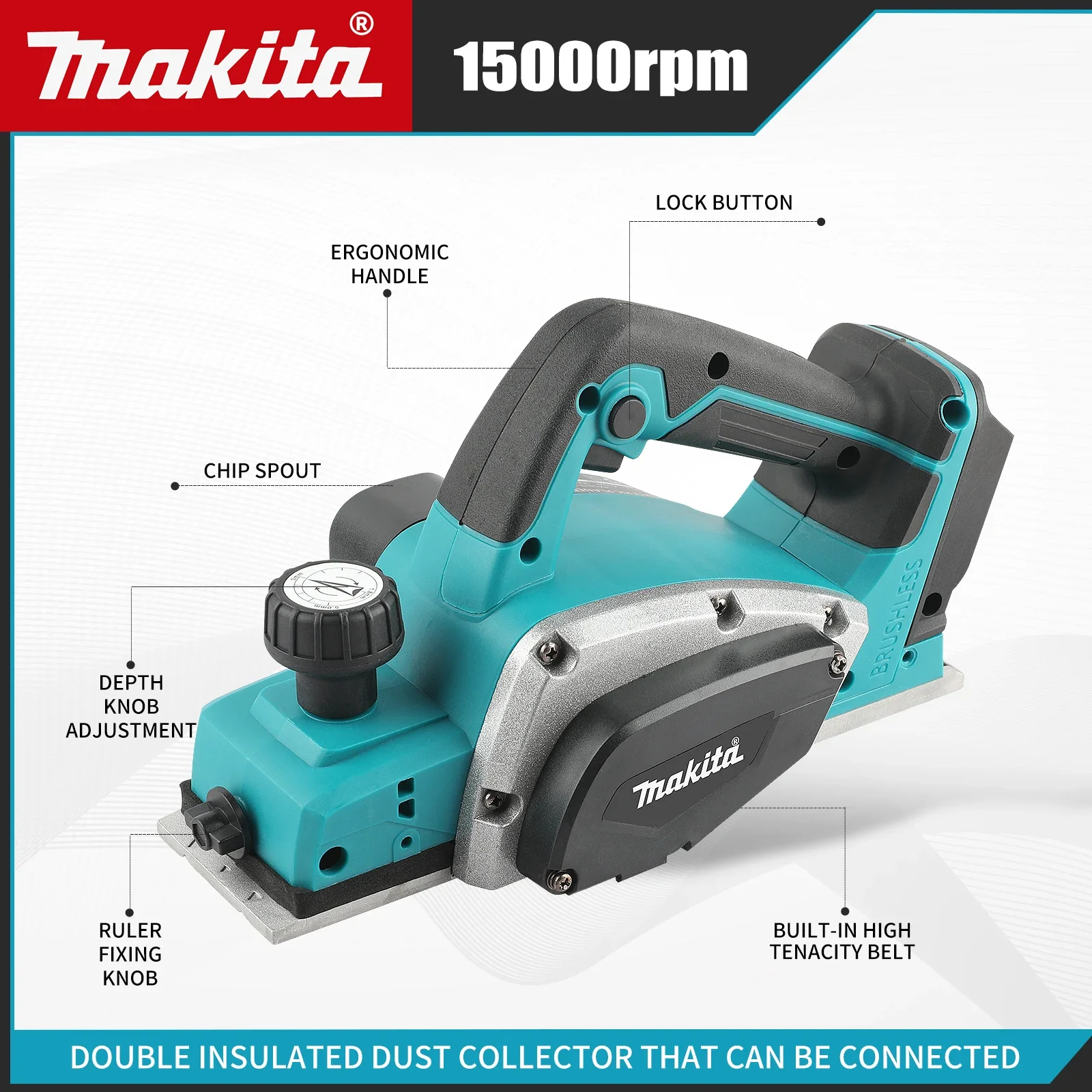 DKP180 – bezszczotkowa, akumul – Planer Handheld Electric recenzja i cena