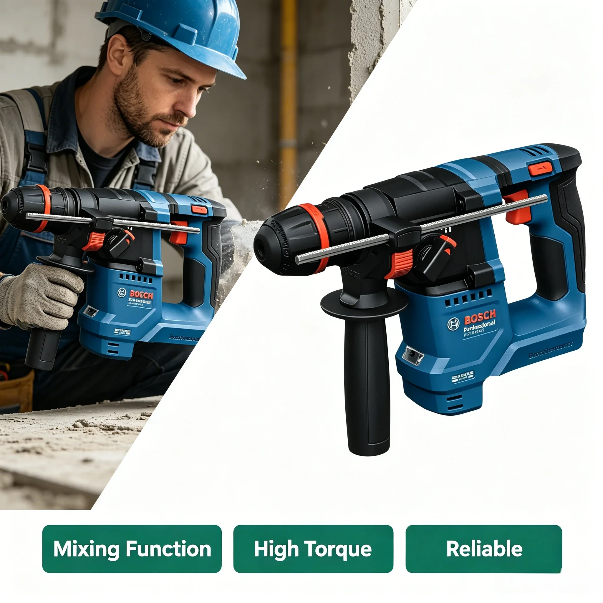 BOSCH GBH 18V-18X – akumulator – Power Tools Professional recenzja i cena